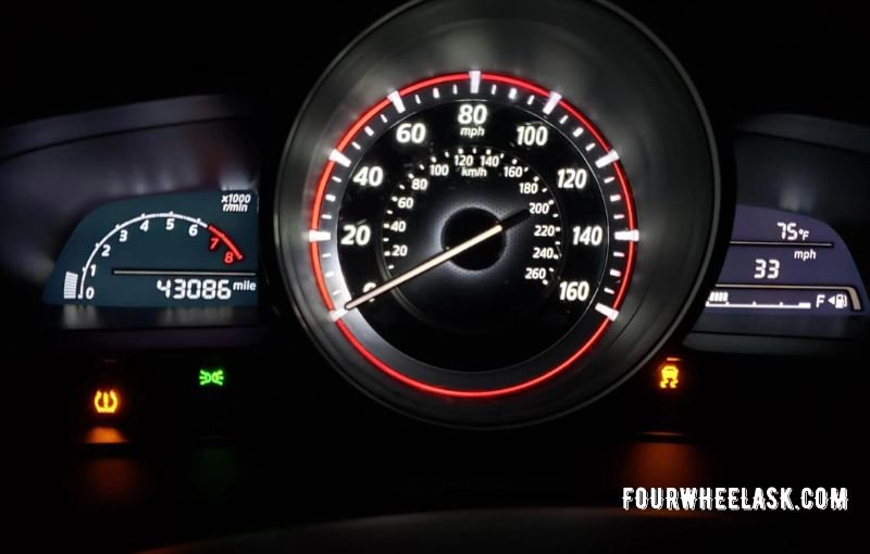 Mazda 3 Tire Pressure Light dashboard