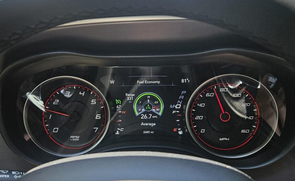 dodge charger gas mileage/MPG